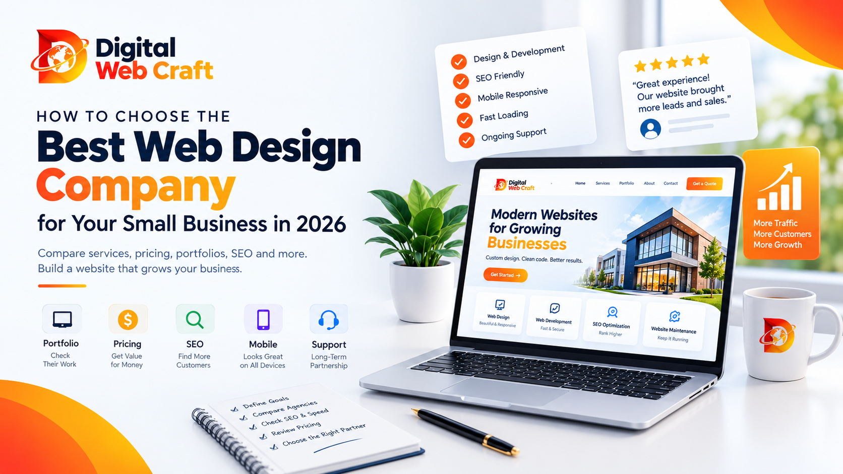 How to Choose the Best Web Design Company for Your Small Business in 2026 - Digital Web Craft